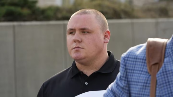 Former police Officer Michael Christian Green walks out of the federal courthouse in Jackson. Photo / AP