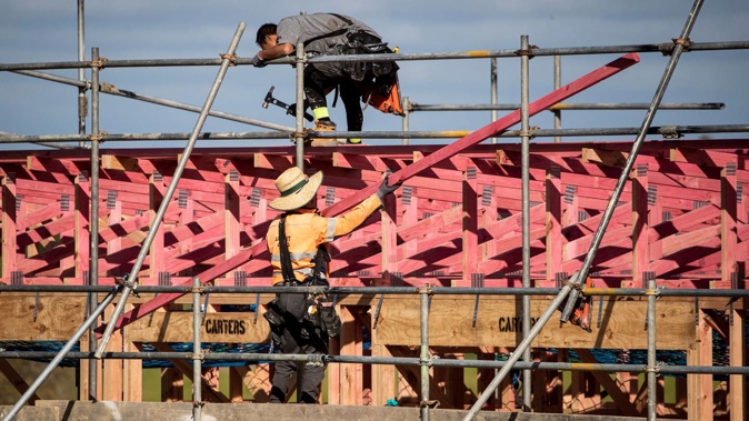 StatsNZ said 45,159 new homes were consented in the May year, down 11 per cent annually. Photo / Jason Oxenham