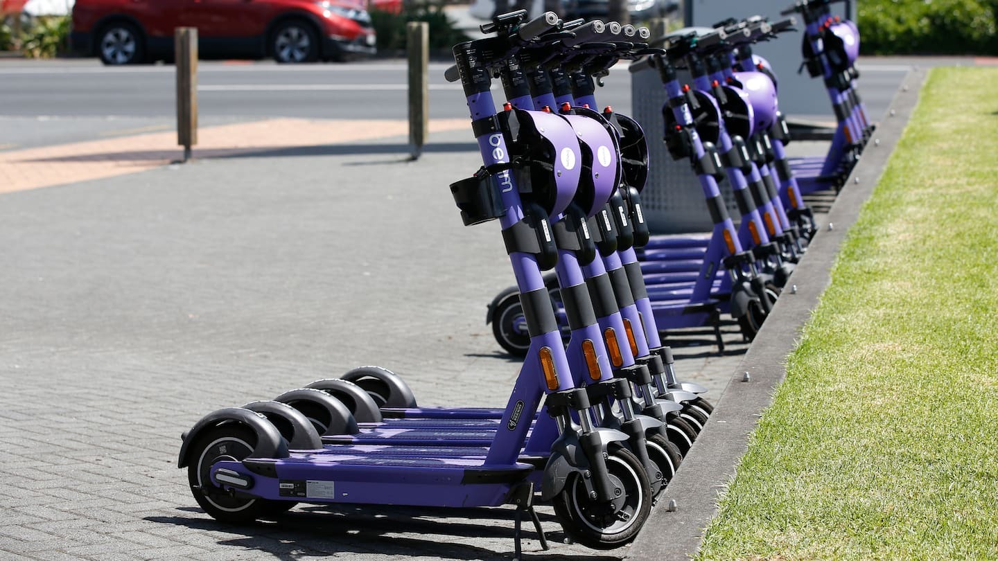Beam e-scooters. Photo / NZME