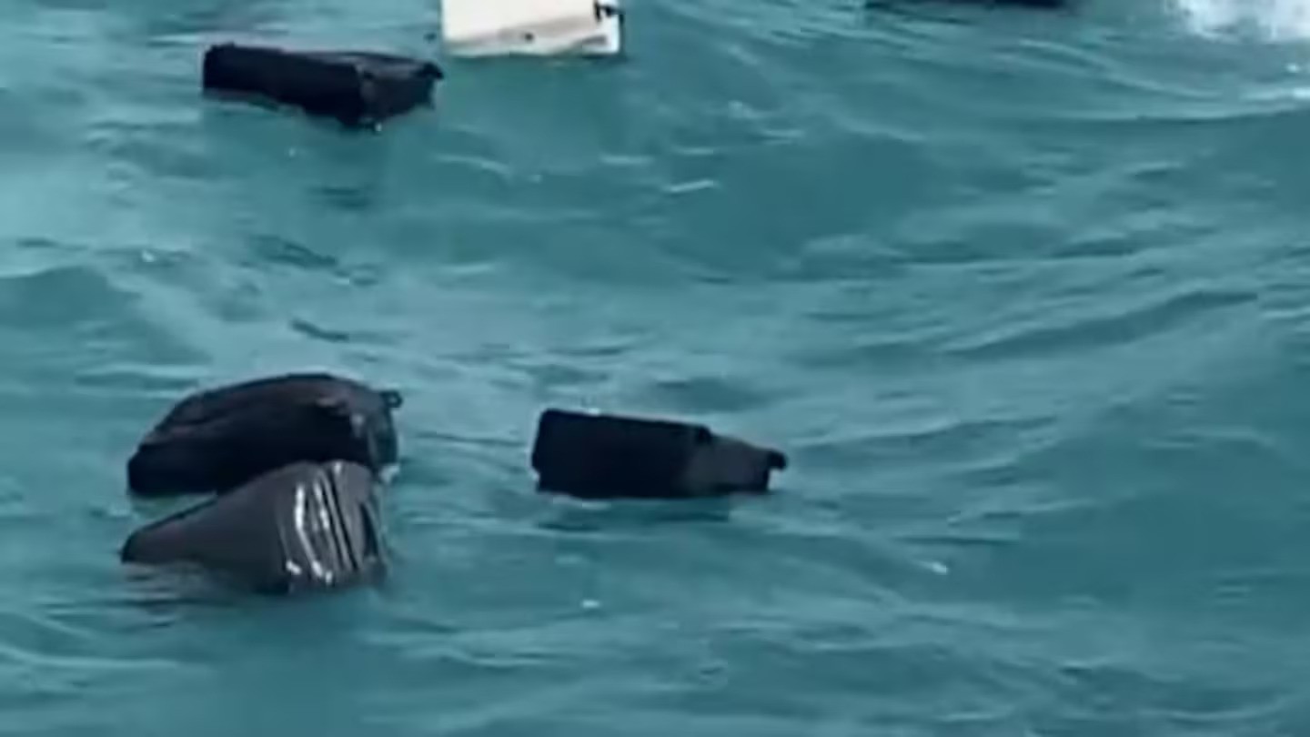 Tourist’s Thai ferry trip turns costly as luggage swept out to sea