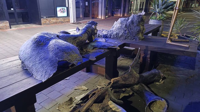The destroyed elephant. Image courtesy Gastronomics Facebook page
