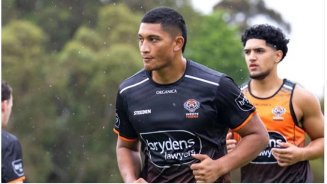 Iverson Fuatimau has been granted bail over an alleged break and enter. Photo / Wests Tigers