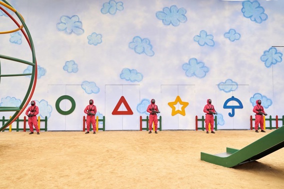 Kids as young as six and seven are copying the violent children's games depicted in the Netflix show. (Photo / Netflix)