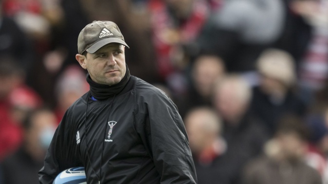 Former All Black Nick Evans has been attack coach for Harlequins for several years now. Photo / Getty