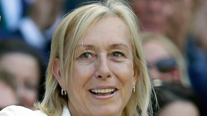 Tennis great Martina Navratilova. Photo / AP