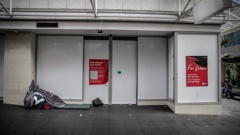 A vacant retail premises on Queen Street, Auckland. More than 20 per cent of Auckland SME's said they didn't expect their business to survive. (Photo / Michael Craig)
