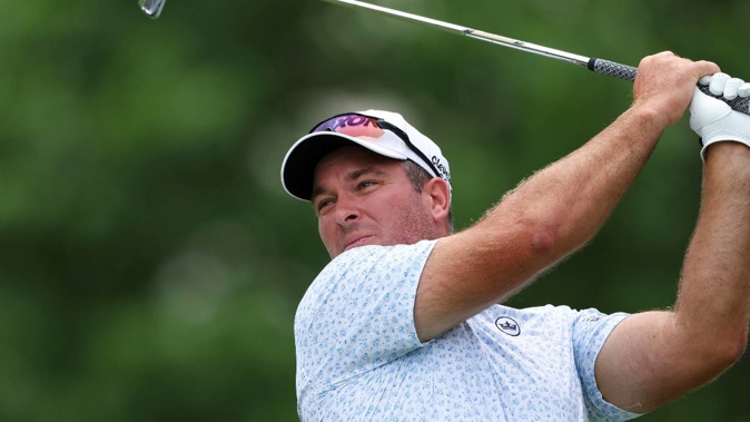 Ryan Fox posted another competitive round at the PGA Championship on Saturday. Photo / Getty