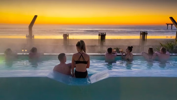 He Puna Taimoana: Christchurch's hot pools by the beach in New Brighton. Photo / Supplied, CCC Newsline