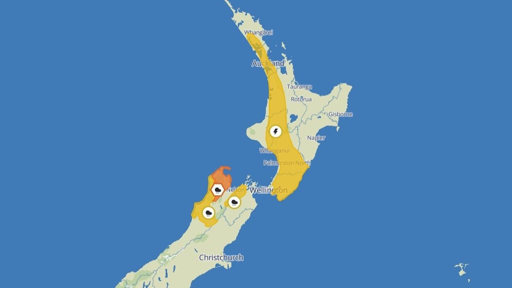 New Year’s Eve weather: Most of North Island under severe thunderstorm watch