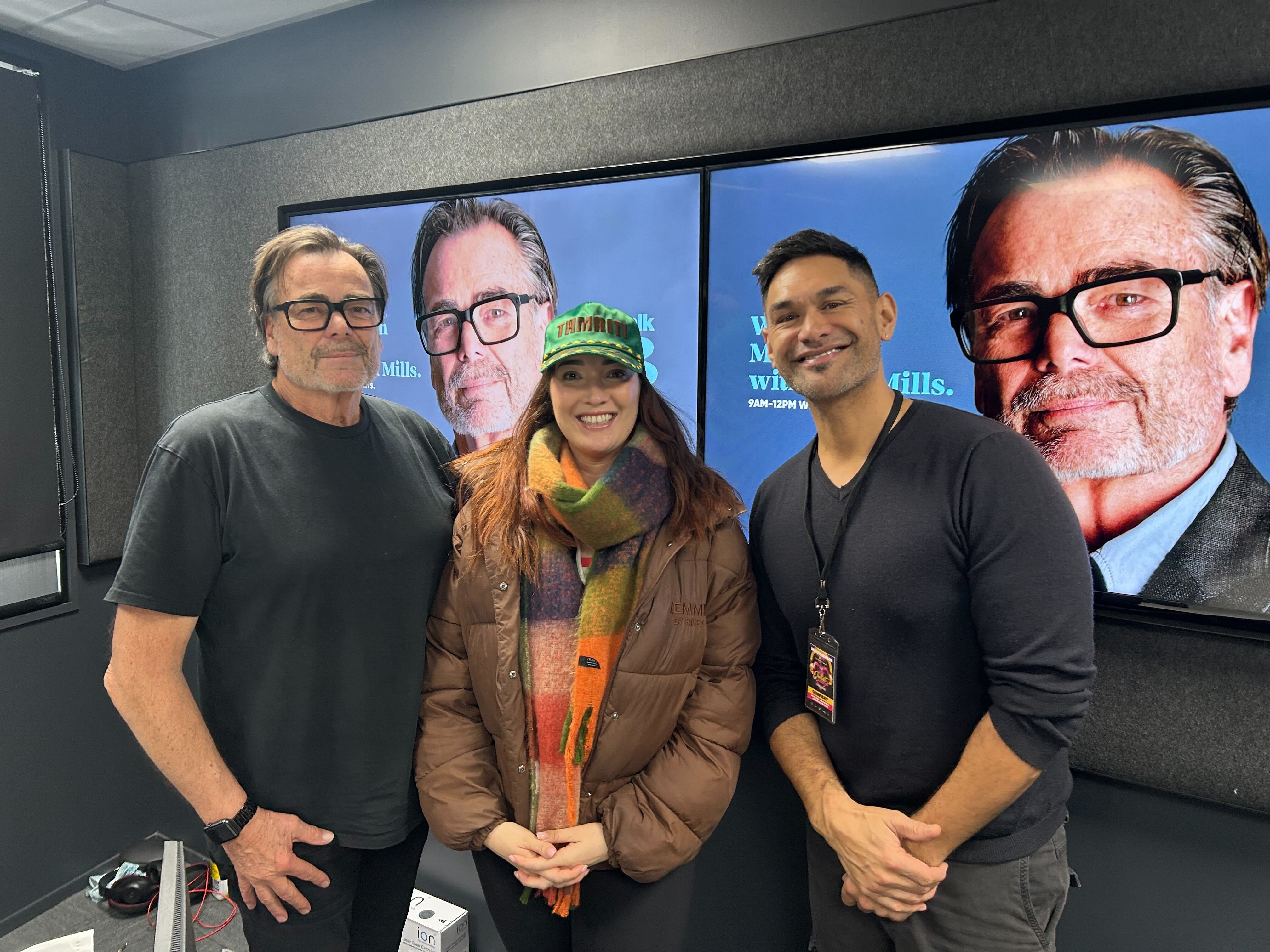 Musical stars from & Juliet join Nick in the studio