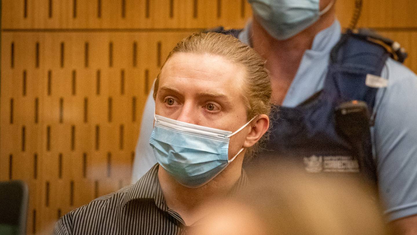 Joshua Dylan Morris-Bamber denies murdering Tony Waldron in September 2019. Photo / Pool