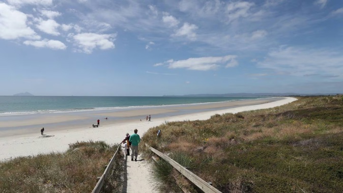A man drowned at Ruakākā Beach in Northland this morning. Photo/ by Michael Cunningham.