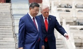 U.S. President Donald Trump and Chinese President Xi Jinping visit the Temple of Heaven on May 14, 2026 in Beijing, China. President Trump is meeting with President Xi Jinping in Beijing to address the Iran conflict, trade imbalances, and the Taiwan situation while establishing new bilateral boards for economic and AI oversight. (Photo by Alex Wong/Getty Images)