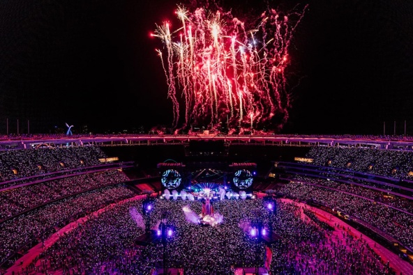 Coldplay will perform three shows at Eden Park in Auckland on November 13, 15 and 16. Photo / Anna Lee Media