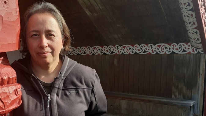 Whangaehu Marae trustee Kiri Thompson says the Marae Digital Connectivity Programme is "bringing us to the now". (Photo / Moana Ellis)