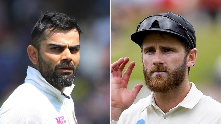 Virat Kohli (L) and Kane Williamson, two of the best batsmen in world cricket, will face off in Southampton. (Photos / Photosport)