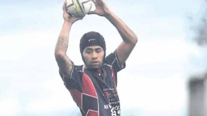 Niko Brooking-Hodgson, playing for Gisborne's Pirates rugby club in 2014.