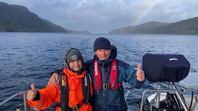 Linda and Bill Hay have just finished circumnavigating New Zealand in their catamaran, which took them just under six months.