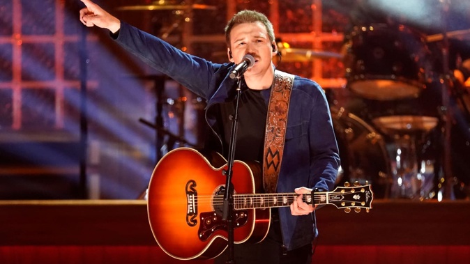 Morgan Wallen has made his first statement since being arrested for throwing a chair off the rooftop of a six-story bar in Nashville, Tennessee. Photo / AP