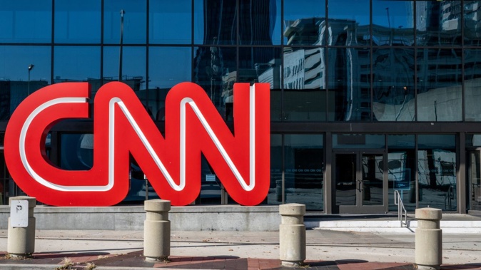 An exterior view of the world headquarters for the Cable News Network. Brandon Bell/Getty Images
