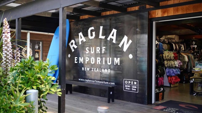 Reece Whatarau, his partner, two other adults and two children were involved in the theft of more than $2000 worth of property from Raglan Surf Emporium in February last year. Photo / Facebook