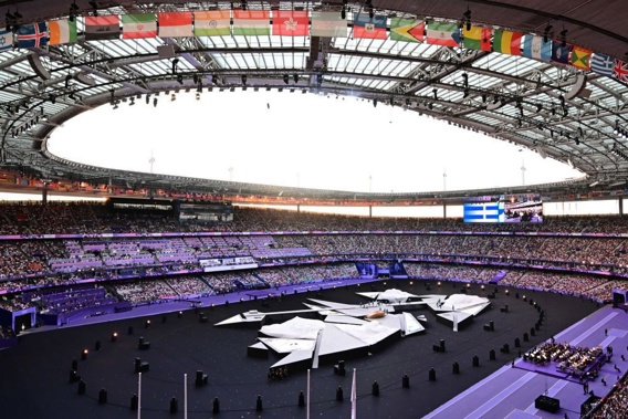 Olympic closing ceremony about to get underway at Stade de France. Photo / Getty Images