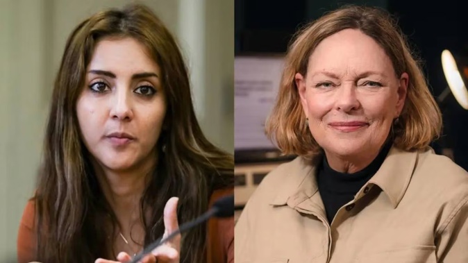 Golriz Ghahraman and Janet Wilson. Photos / Cole Eastham-Farrelly, RNZ