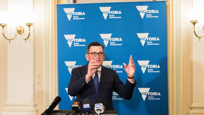 Victoria Premier Daniel Andrews has announced the end of restrictions once the state hits 90 per cent vaccinated. (Photo / Getty)