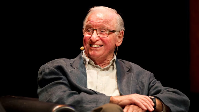 Maurice Gee at the Auckland Writers & Readers Festival in 2012. Photo / Steven McNicholl