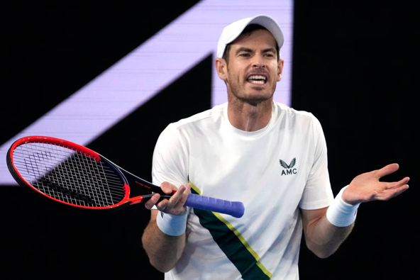 Andy Murray wasn't entirely happy with his epic victory in the second round of the Australian Open. Photo / AP