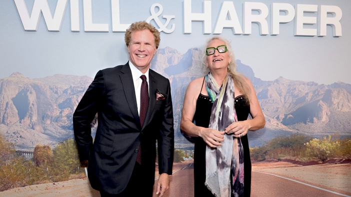 Will Ferrell and Harper Steele attend Netflix's "Will & Harper" screening at Paris Theater on September 24, 2024 in New York City. (Photo by Cindy Ord/WireImage)