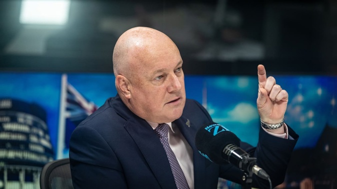 Prime Minister Christopher Luxon spoke to Mike Hosking on Newstalk ZB. Photo / Michael Craig