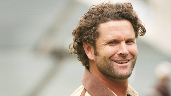 Chris Cairns on February 14, 2006 - the day he announced he would retire from international cricket. (Photo / Greg Bowker)