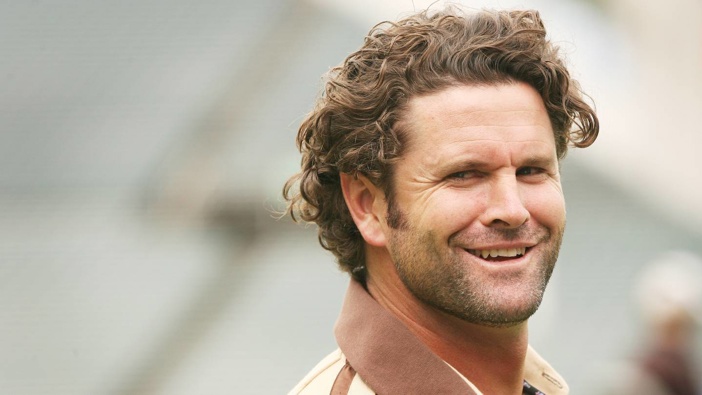 Chris Cairns on February 14, 2006 - the day he announced he would retire from international cricket. (Photo / Greg Bowker)