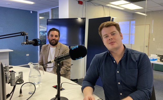 Wellington City Councillor Ben McNulty and Newstalk ZB Political Editor Jason Walls. Image / Newstalk ZB