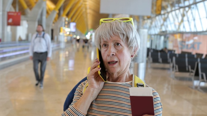 The woman claimed younger passengers with similar bags were not hit with a fee. Photo / 123rf