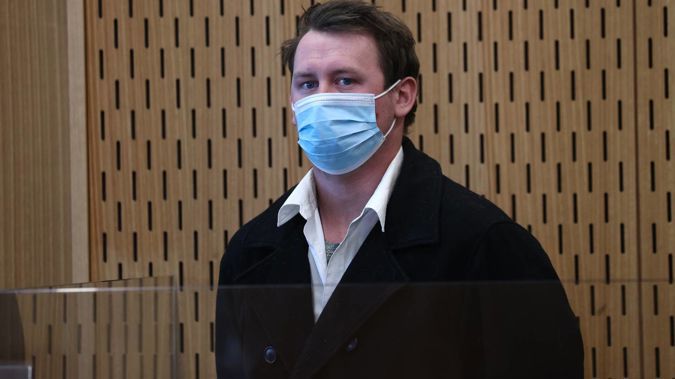 Levi Fiddymont is standing trial at Christchurch District Court. (Photo / George Heard)