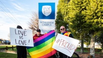 Pride protest at Bethlehem College over school's gender and marriage stance