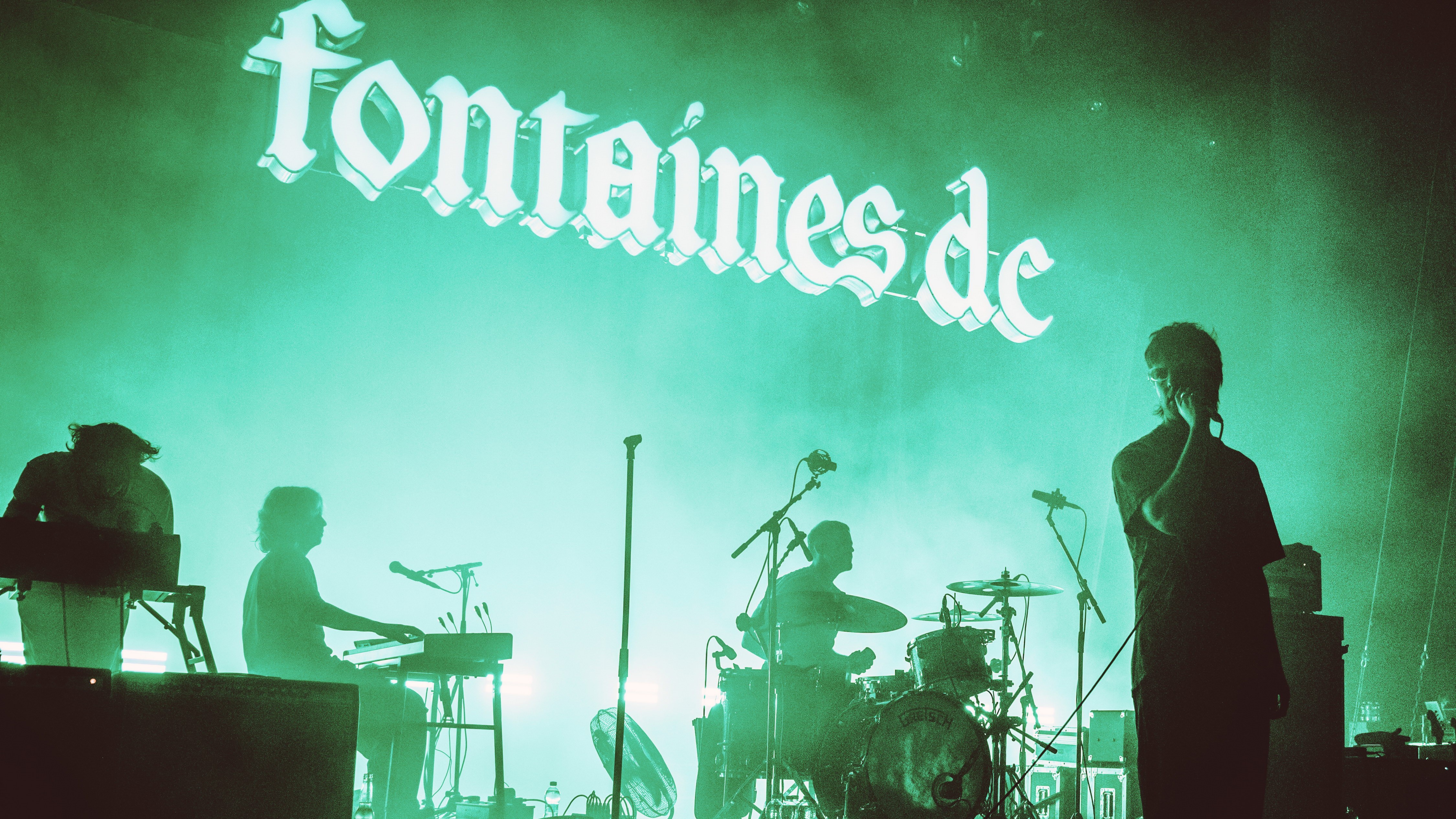 Grian Chatten and his band Fontaines dc perform on stage in Rome. (Photo by Valeria Magri/SOPA Images/LightRocket via Getty Images)