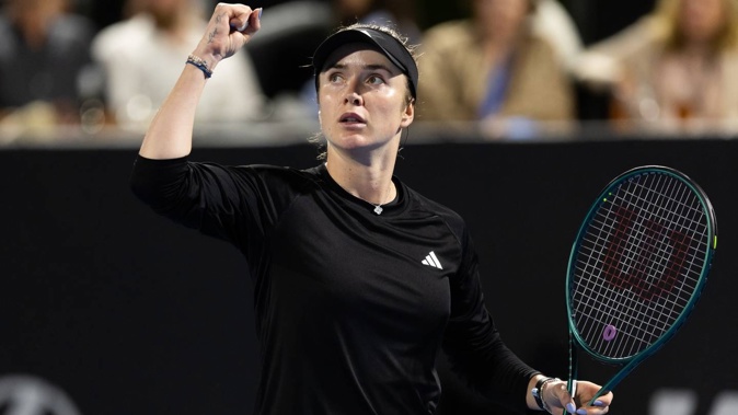Elina Svitolina looked on the brink of elimination in Saturday’s WTA Auckland Classic semifinal against Xiyu Wang. Photo / Photosport