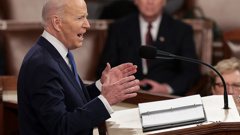 The Biden administration is planning to impose new sanctions on Russian oligarchs as soon as Thursday. President Joe Biden here delivers his State of the Union address Tuesday, March 1, in Washington. (Photo / AP)