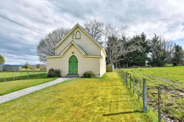 The former Catholic church in Waikaka was bought by an Australian buyer for $130,000. Photo / Supplied