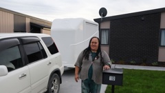 After more than two years of uncertainty and constant upheaval, Lucky Watkins finally has a permanent home in Tātau Tātau o Te Wairoa’s Te Rauā's residential development.