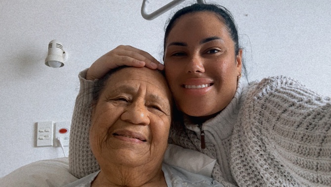 Jessicca Derrick was outraged when she saw the room her nana was placed in at Sarah Selwyn Hospital in Pt Chevalier, Auckland. Photo / Jessicca Derrick