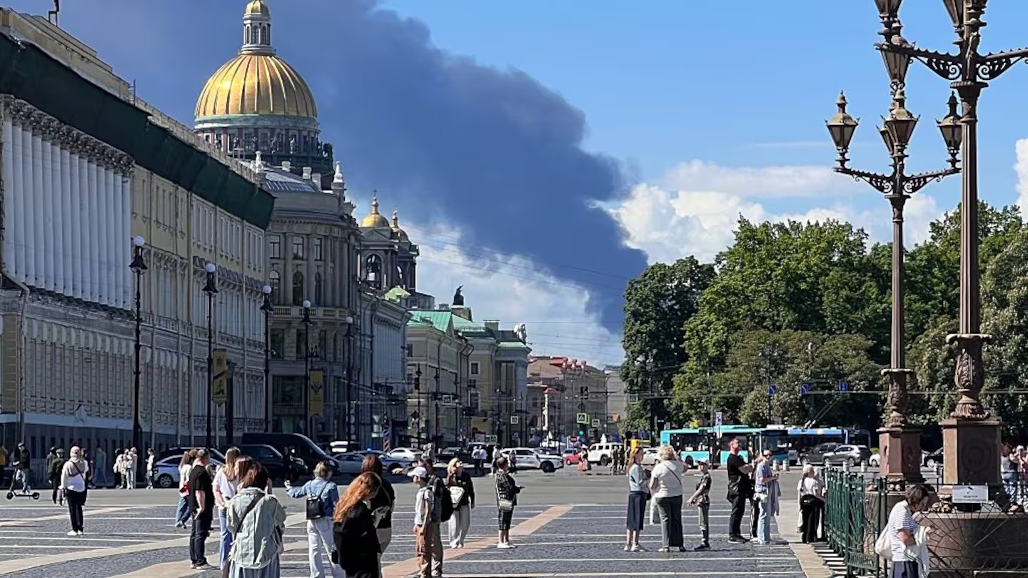 Hundreds of drones strike Russia in deadly attack on last day of economic forum