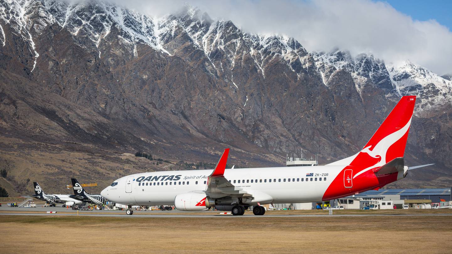 First Qantas flight from Australia is scheduled to arrive next Monday. Photo / Supplied