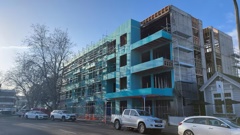 One of Malcolm Herbert's companies is involved in the Raffles Apartments project on the edge of Napier CBD. Photo / Gary Hamilton-Irvine