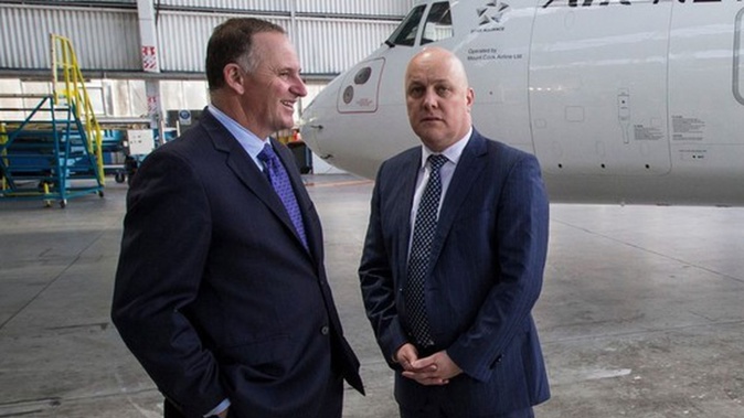 Sir John Key (left) has previously described taxes on foreign buyers, similar to those being proposed by Christopher Luxon, as unworkable. Photo / Jason Oxenham