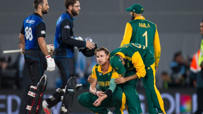 Dale Steyn of South Africa. Photo / Jason Oxenham.