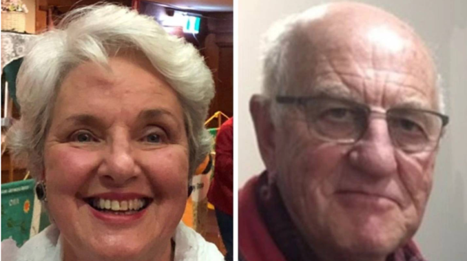 Carol Clay and Russell Hill. (Photo / Supplied via news.com.au)